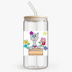 Банка с бамбуковой крышкой