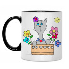 Кружка двухцветная