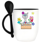 Кружка с ложкой