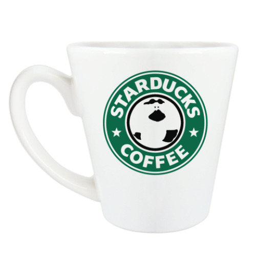 Чашка Латте с принтом STARDUCKS