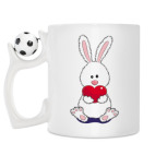 Кружка с футбольным мячиком