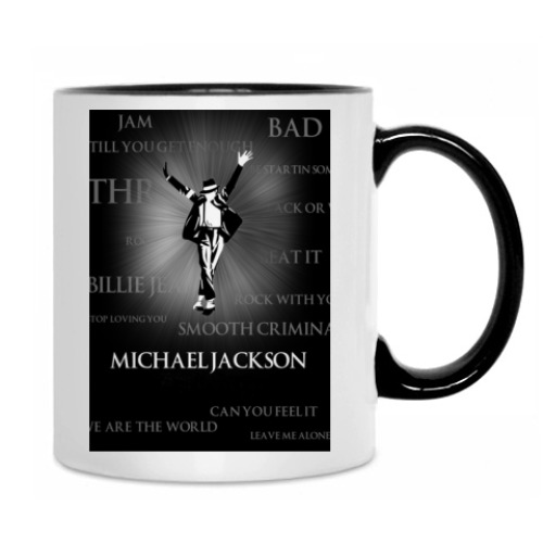 Кружка с принтом Forever, Michael