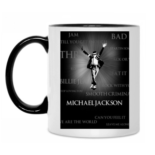 Кружка с принтом Forever, Michael