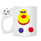 Кружка с футбольным мячиком