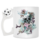 Кружка с футбольным мячиком