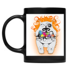 Кружка цветная UV-DTF