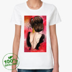 Женская футболка органик