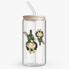 Банка с бамбуковой крышкой