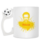 Кружка с футбольным мячиком