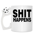 Кружка с футбольным мячиком