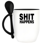 Кружка с ложкой