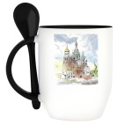 Кружка с ложкой