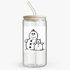 Банка с бамбуковой крышкой