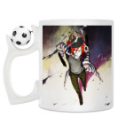 Кружка с футбольным мячиком