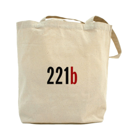 Сумка шоппер с принтом Baker Street 221b