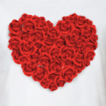 Сердце из роз