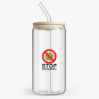 Банка с бамбуковой крышкой