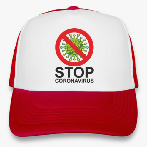 Кепка-тракер Stop coronavirus