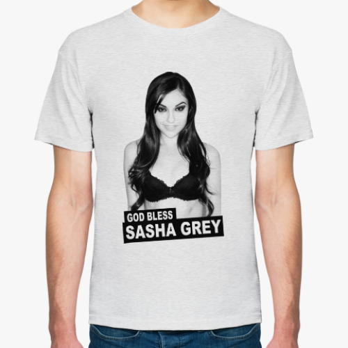 Футболка с принтом Sasha Grey