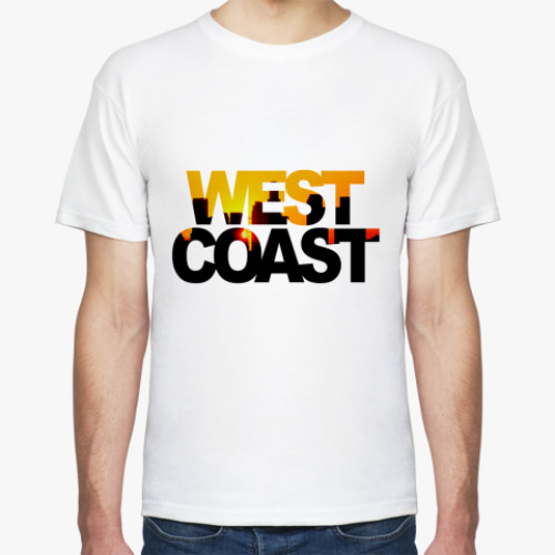 Футболка с принтом West Coast