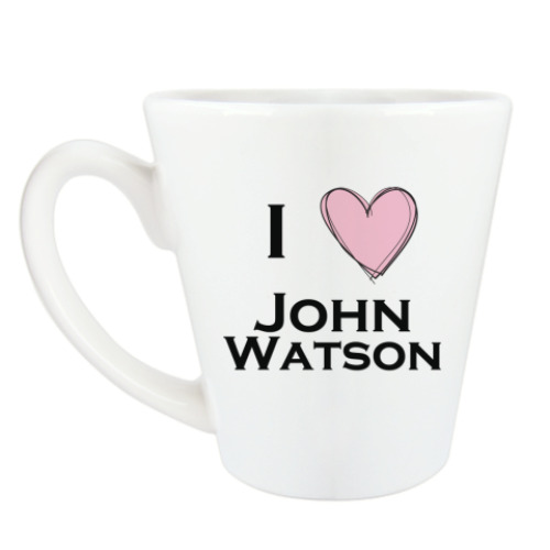 Чашка Латте I <3 John Watson