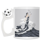 Кружка с футбольным мячиком