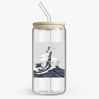 Банка с бамбуковой крышкой