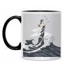 Кружка двухцветная