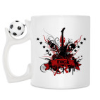 Кружка с футбольным мячиком