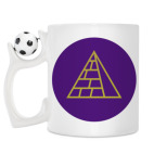 Кружка с футбольным мячиком