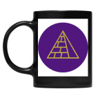 Кружка цветная UV-DTF