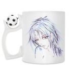 Кружка с футбольным мячиком