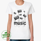 Женская футболка органик