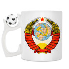 Кружка с футбольным мячиком
