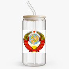 Банка с бамбуковой крышкой