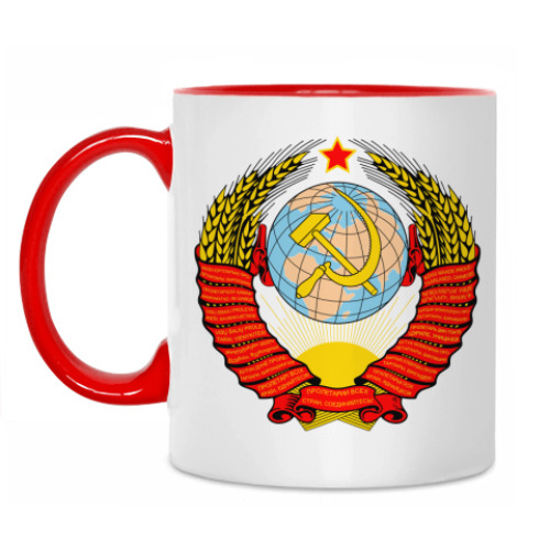 Кружка с принтом СССР