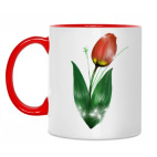 Двухцветная кружка Тюльпан