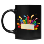 Кружка цветная UV-DTF