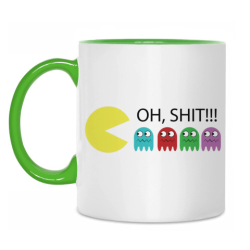 Кружка с принтом Pacman