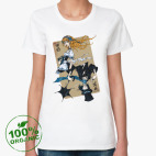 Женская футболка органик