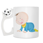 Кружка с футбольным мячиком