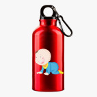 Металлическая бутылка 400 мл UV-DTF