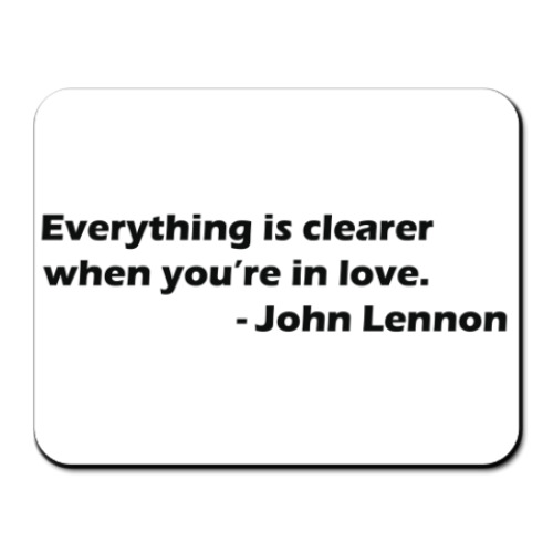 Коврик для мыши  Lennon