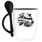 Кружка с ложкой