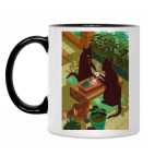 Кружка двухцветная