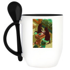 Кружка с ложкой