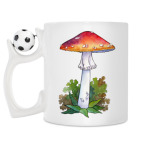 Кружка с футбольным мячиком