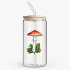 Банка с бамбуковой крышкой