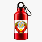 Металлическая бутылка 400 мл UV-DTF