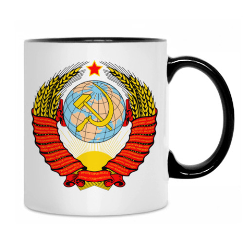 Кружка с принтом СССР